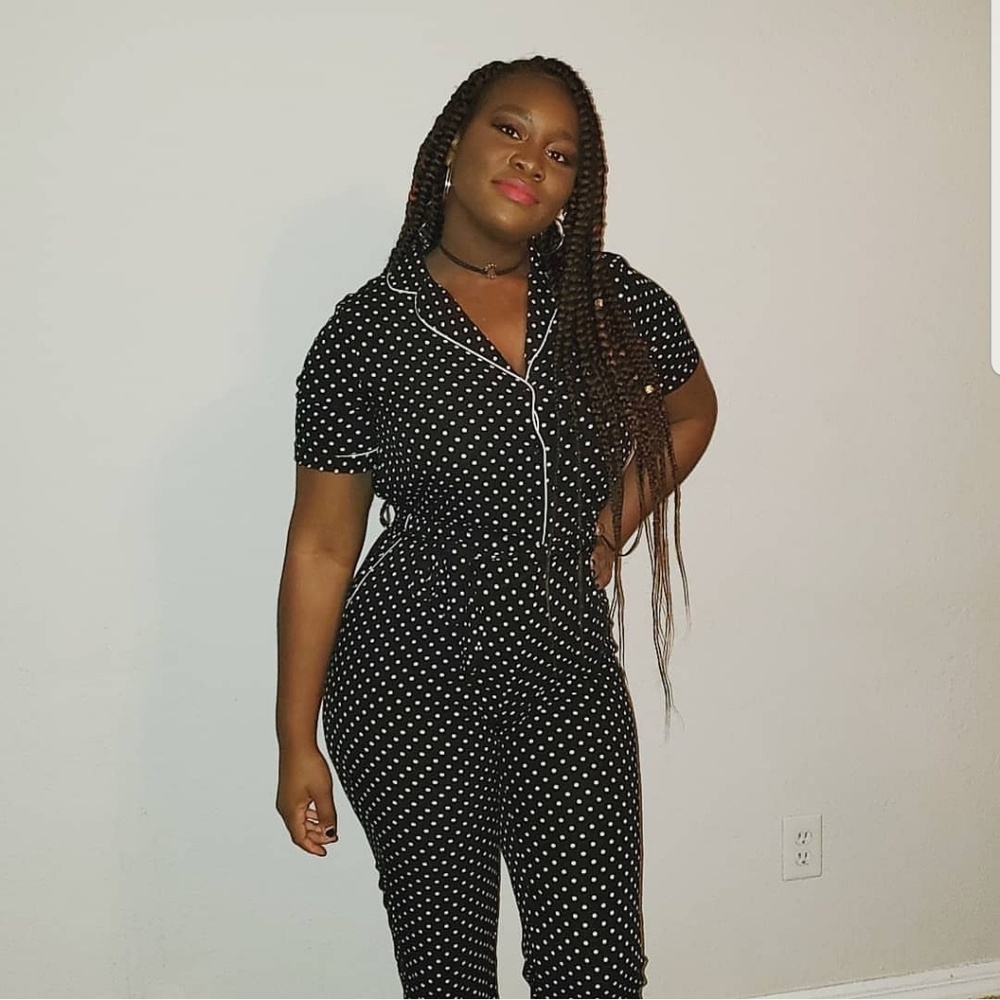 Polka dot jumpsuit | forever 21